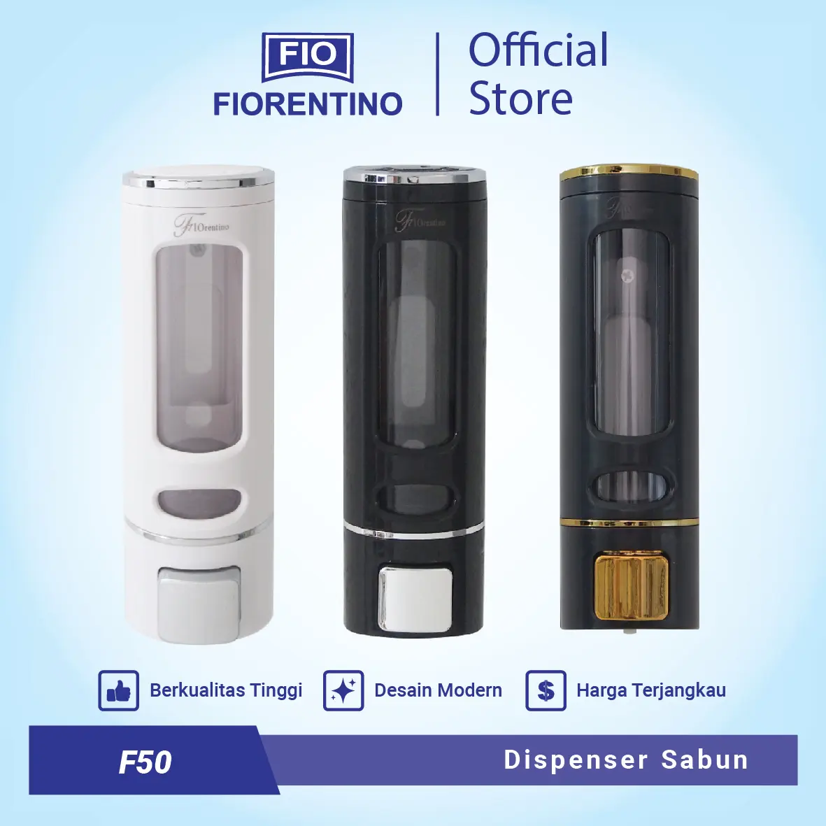 Fiorentino Dispenser Sabun / Tempat Sabun Cair F50