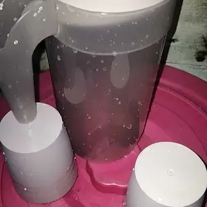 Great Eskan Set Teko Beranak 3in1 1 Liter & 2 Gelas Tea Paket Ideal untuk Minum Sehari-hari BPA Free Foodgrade Made in Indonesia Plastik