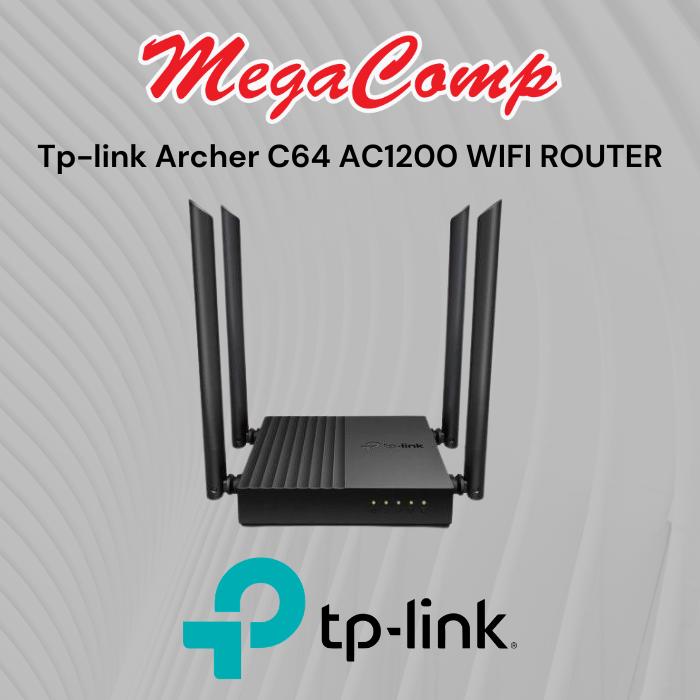Jual Tp-link Archer C64 AC1200 Wireless MU-MIMO WiFi Router C 64 C-65 ...