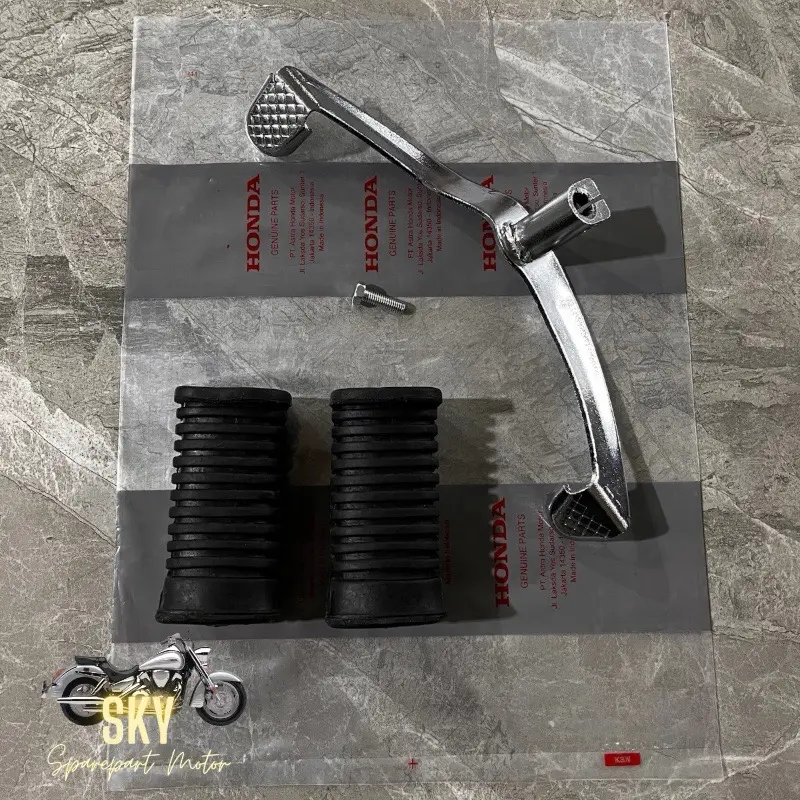 ￼Pedal Operan Overan Gigi + Karet Barstep Injekan Supra X Supra Fit Supra Lama Grand Astrea Win Pedal Overan Gigi Perseneling Plus Karet Injekan 1Paket Motorcycle