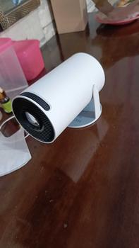 Product Review of Smart HY300-A RAM 2/16 GB Projector 4K HD Android Dual WIFI 6.0 6000 Lumens Bluetooth from A**i 2