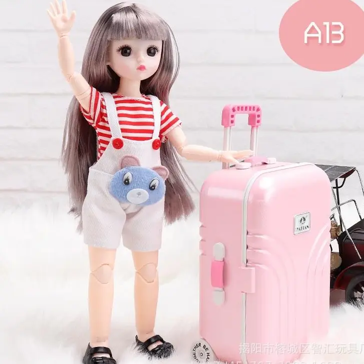 Favo Seri A B Mainan Anak cewek Boneka lucu dan cantik  BJD Doll 30cm Cute DIY Girls Gift Dress kado ulang tahun