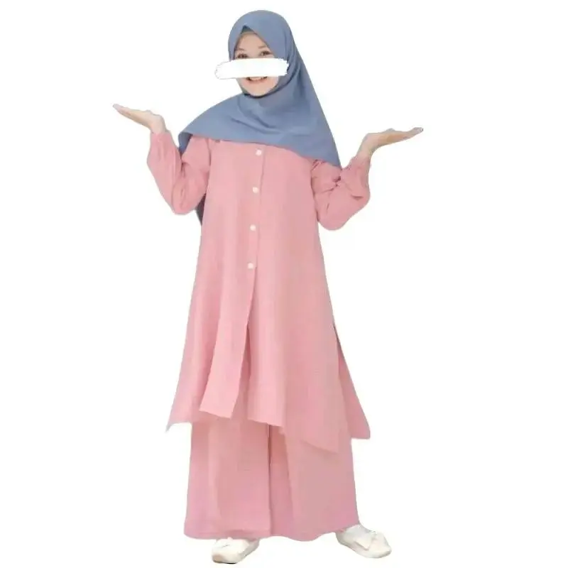 SETELAN  MUSLIM ANAK 10~12 TAHUN Tunik Kulot