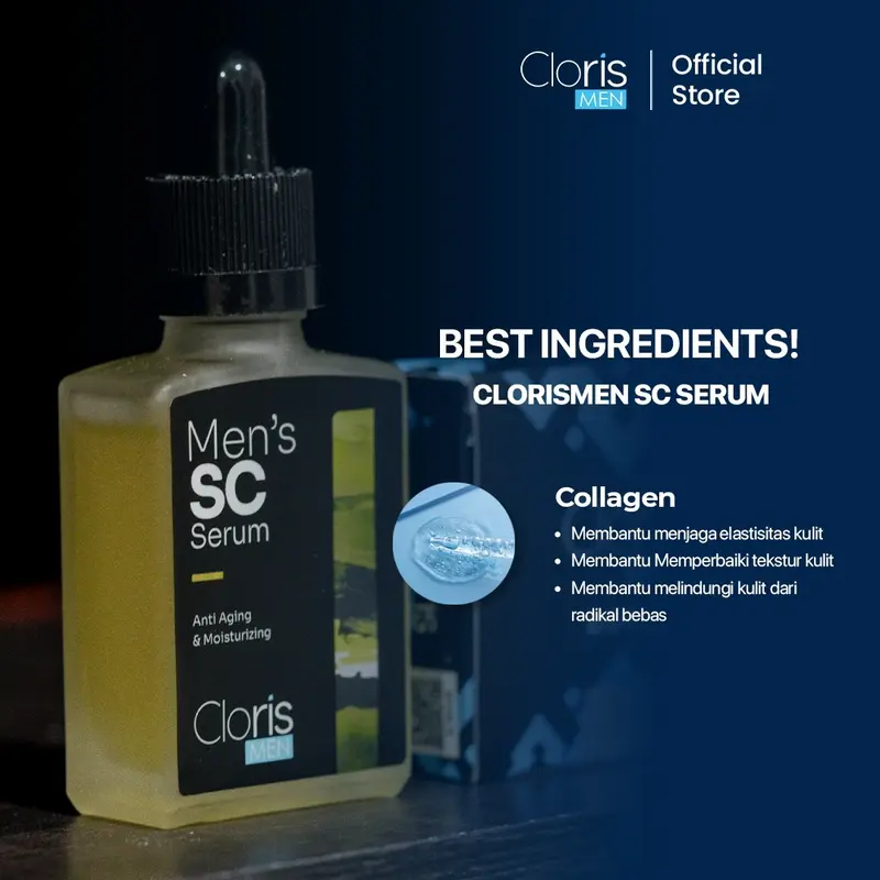 Paket Termurah Clorismen Soap 80gr + SC Serum - Pembersih Atasi Jerawat dan Mencegah Penuaan Dini Bopeng Kerutan Memudarkan Muka 2