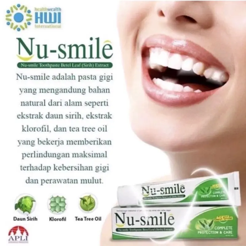 NU SMILE HWI ORIGINAL / NU SMILE HWI / odol / pastagigi hwi / pemutih gigi / herbal 0