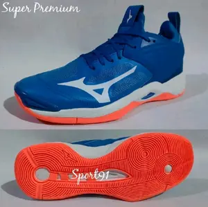 Sepatu Mizuno Momentum 2 super premium Sol Karet Berdecit Cocok untuk olahraga indoor dan outdoor di rekomendasi cowok dan cewek Gym