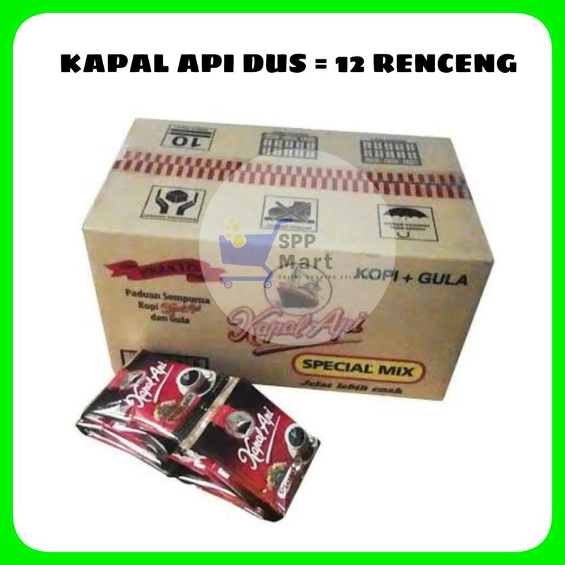 CM10 KOPI KAPAL API SPECIAL MIX ( 12 RENCENG ) DUS 0