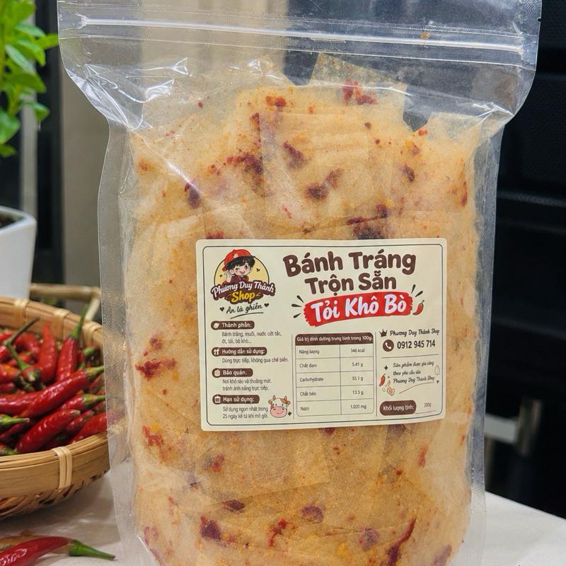combo 2 kí Bánh tráng tỏi khô bò- Phương Duy Thành shop