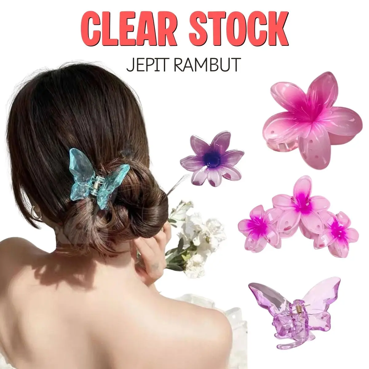 CLEAR STOK JEPIT RAMBUT WANITA MURAH GROSIR AKSESORIS RAMBUT COCOK UNTUK DIJUAL LAGI CLEAR STOK JEPIT RAMBUT WANITA MURAH GROSIR AKSESORIS RAMBUT COCOK UNTUK DIJUAL LAGI