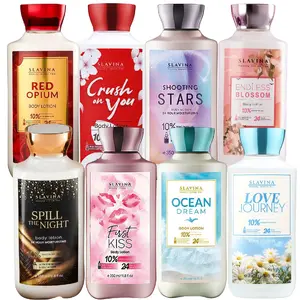 SLAVINA WHITENING BODY LOTION & SHOWER GEL BY NAGITA SLAVINA 350ML - LUXURY FRAGRANCE BODY CREAM SABUN MANDI