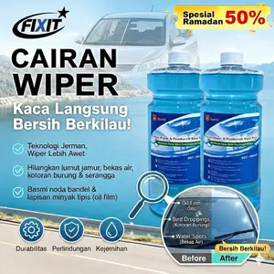 [Spesial Promo]  FIXIT【Versi Upgrade】Quarity Cairan Air Wiper Kaca Mobil Murah | Pembersih Noda Bandel & Lapisan Minyak Tipis