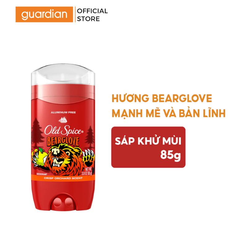 Sáp Khử Mùi Old Spice Bearglove 85g Sáp Xanh