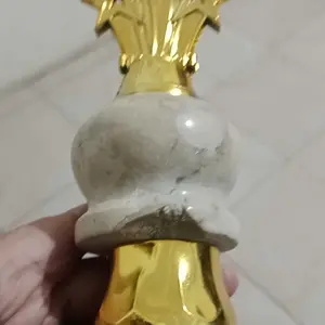 Trophy Piala Marmer Guci 1 set Juara 123 Tinggi 40cm
