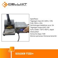 Gambar CELLKIT Solder Station Solder Premium T12D+ ORI - Solder Station T12D+ dari CELLKIT Kota Surabaya 2 Tokopedia