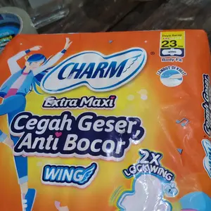 Charm Pembalut Body Fit Extra Maxi 23cm Wing 28 pads