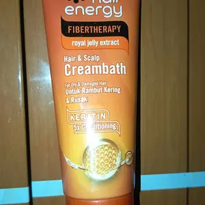 Makarizo Hair Energy Fibertherapy Hair & Scalp Creambath 5X Conditioning Royal Jelly Extract 100 mL