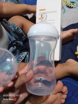 Product Review of Sakumini Natural Feeding Bottle Botol Susu Bayi Newborn Anak 120ml 240ml Wideneck Wide Neck Dot Leher Lebar Puting Ibu Menyusui Anti Tersedak botol  wide botolsusu from A**x A**a 0