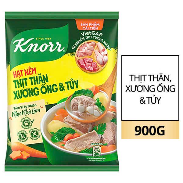  Knorr hạt nêm thịt thăn xương ống và tủy mỗi gói 900g  gia vị nấu ăn nhà bếp 