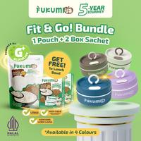 Gambar FUKUMI Fit & Go! Bundle - 1 Pouch + 2 Box Sachet Beras Porang + 1 Lunch Box 2in1 With Spoon - Aurora Lilac dari Fukumi Kota Surabaya 1 Tokopedia