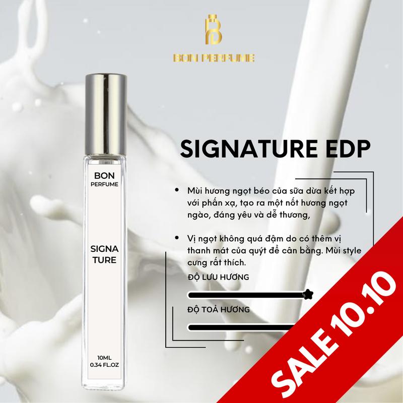 Nước hoa nữ Signature EDP 10ml Perfume Cosmetic Xịt Thơm