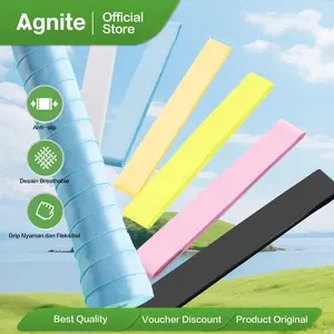 Agnite Flat / Boning Badminton Racket Grip / Grip Karet Tulang / Handgrip Flat Tebal Pelindung Anti Slip Raket Bulutangkis Tennis Pancing ER32X