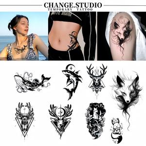 Hình xăm động vật, hình xăm tạm thời, kéo dài trong 15 ngày, không thấm nước và chống cọ xát, hình xăm dán