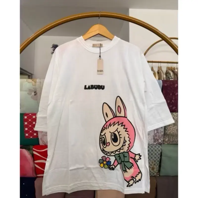 ￼ATASAN LABUBU TERBRU  BELAH SAMPING BAHAN COMBED25s Kaos 2