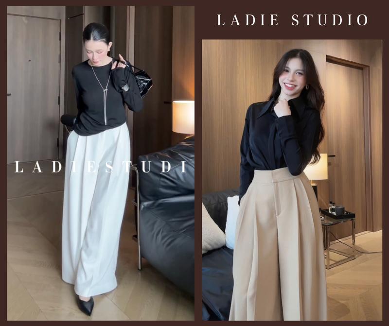 Quần Tây Nữ Lưng Cao Ống Suông Louis Pants QT16 - Ladie Studio Thời Trang Nữ 