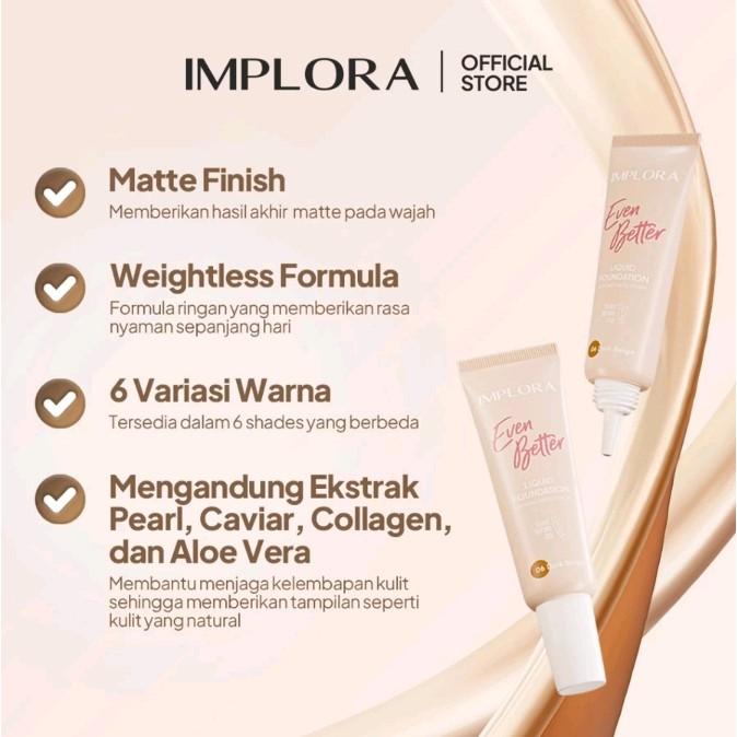 implora even better liquid foundation seamless liquid foundation 1