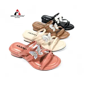 Arsati Lillie - Heels Pesta Anak Perempuan Hak 3cm Empuk Kekinian Terbaru Sandal Selop Anak Cewek