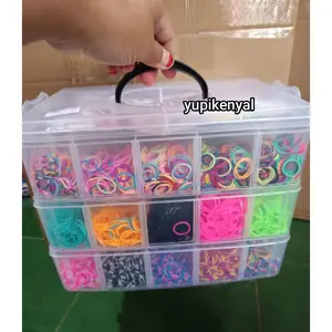 Mainan Gelang Karet Loom Band Rantang box jumbo