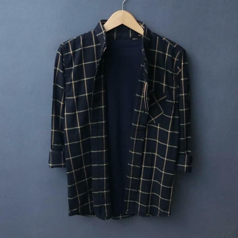 Kemeja Flannel Panjang Premium - Kemeja Panjang Flanel Premium - Keme…