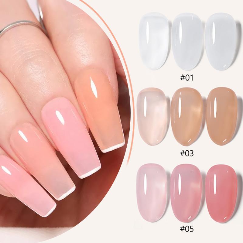 Gel Sơn Móng Tay Làm Đẹp Băng 30 Màu Có Sẵn 15ml Gel Làm Móng Màu Nude Thạch Phổ Biến Mới