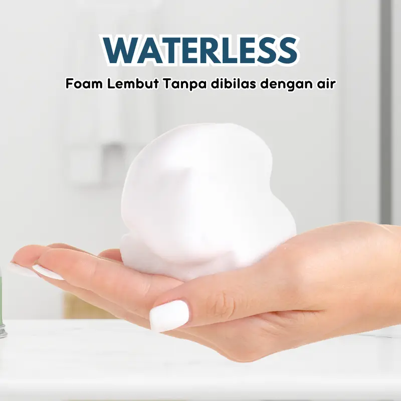 PET DRY SHAMPOO Anjing Kucing 200ml - Shampo Foam Tanpa Bilas - Shampo Kering Hewan Peliharaan 2