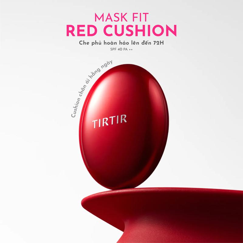 Phấn nước TIRTIR che phủ toàn diện, dưỡng ẩm nhẹ nhàng, kiềm dầu Mask Fit Red…