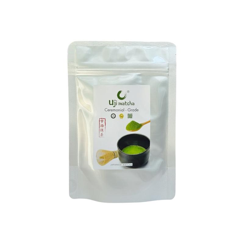  Uji Matcha - Matcha Uji Cremonial vụ xuân thơm phù hợp uống latte Ceremonial Grade 5gr tặng 