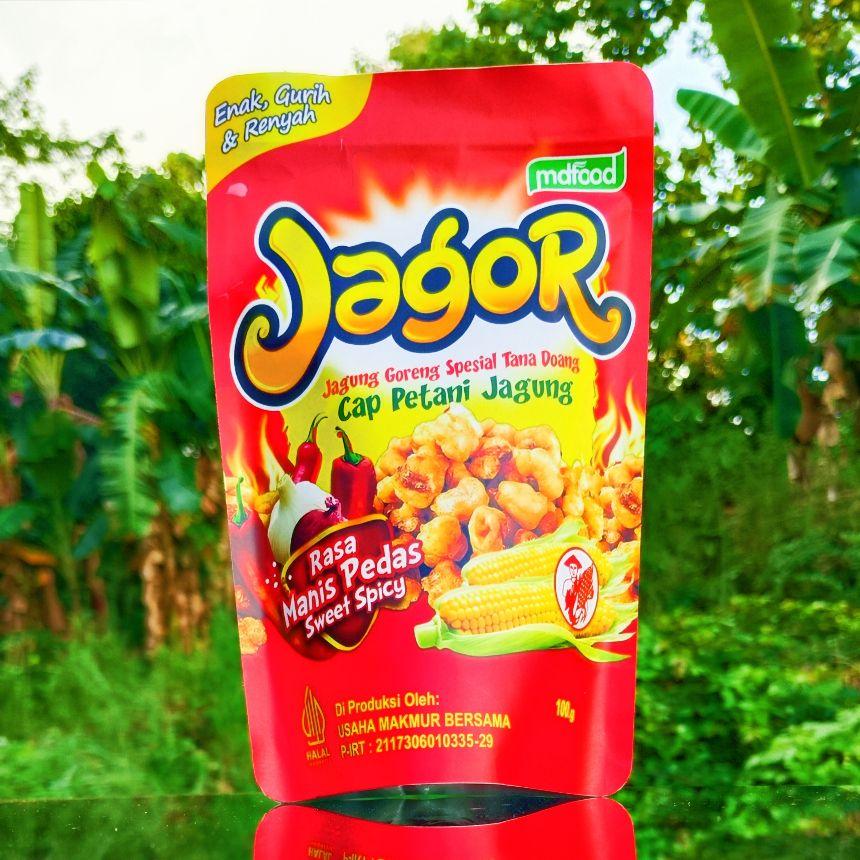 JAGOR, Jagung Goreng Special, ENAK-GURIH-RENYAH, Kombi Rasa Manis-Pedas-Asin @130.gram.