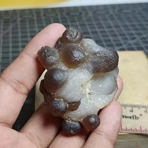 Natural TRUFFLE CHALCEDONY “ PANDA AGATE ” (1) Asli Batu Alam
