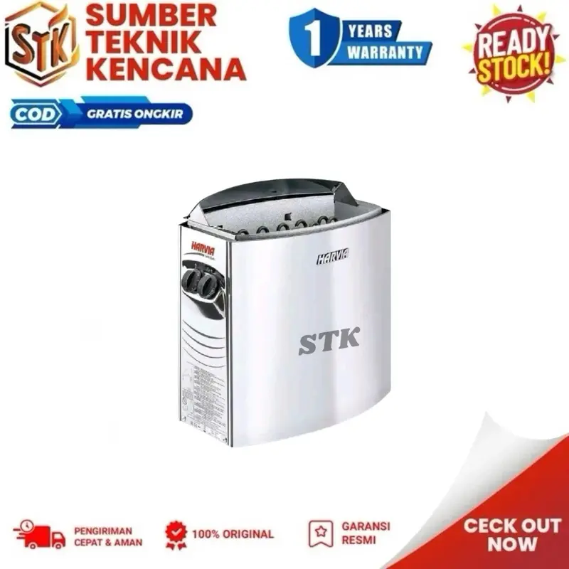 HARVIA Vega Sauna Heater | Pemanas Sauna Elektrik | Tungku Sauna 6KW