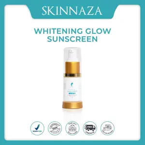 Skinnaza Sunscreen Whitening SPF 50 Pencerah Mencerahkan Wajah Muka - Kering, Facial, Hitam
