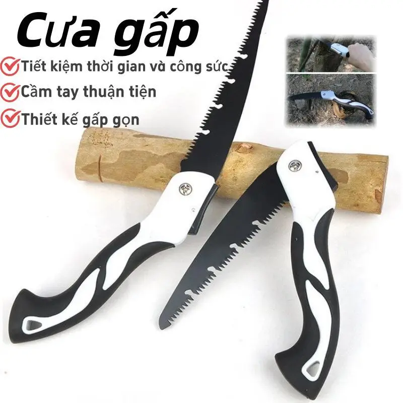[ combo 2 ] Cưa Gấp Đa Năng - luoi SK5 Chống Gỉ, Cắt Cành Cây & Gỗ Dễ Dàng  cưa tay  cưa cắt cành cầm tay  cưa cây cầm tay