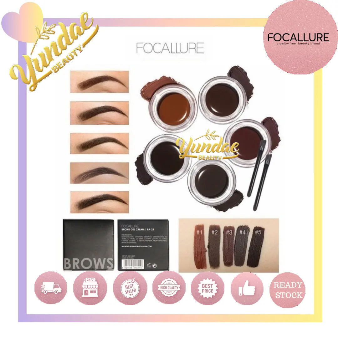 FOCALLURE Waterproof Eyebrow Brows Gel Cream FA23