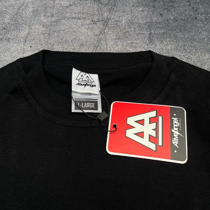 KAOS PRIA WANITA / T-SHIRT DISTRO FULL TAG / UNISEX / SURFING / PRIA / BAJU WANITA / KAOS DISTRO / KAOS ALIVE ANGEL / STREETWEAR / KAOS VINTAGE / COUPLE / UNISEX / ALIVE ANGEL / JEPANG / LENGAN PENDEK 3