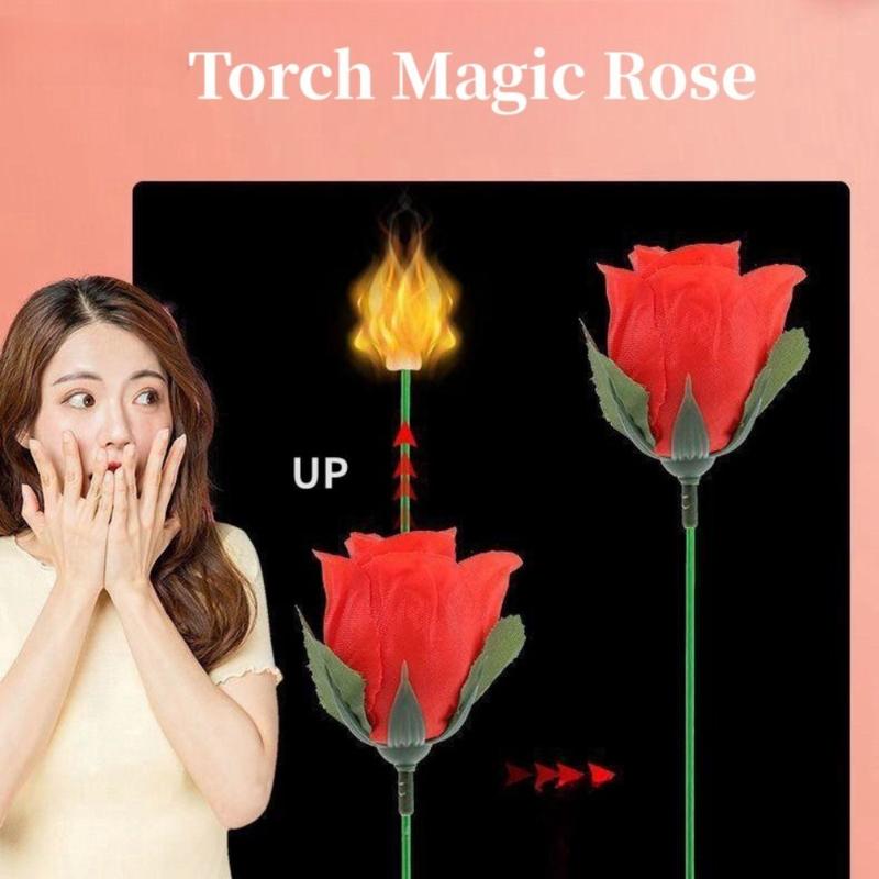 Mainan Mawar Api Ajaib, Romantik, Sesuai untuk Cadangan dan Konvensyen ...