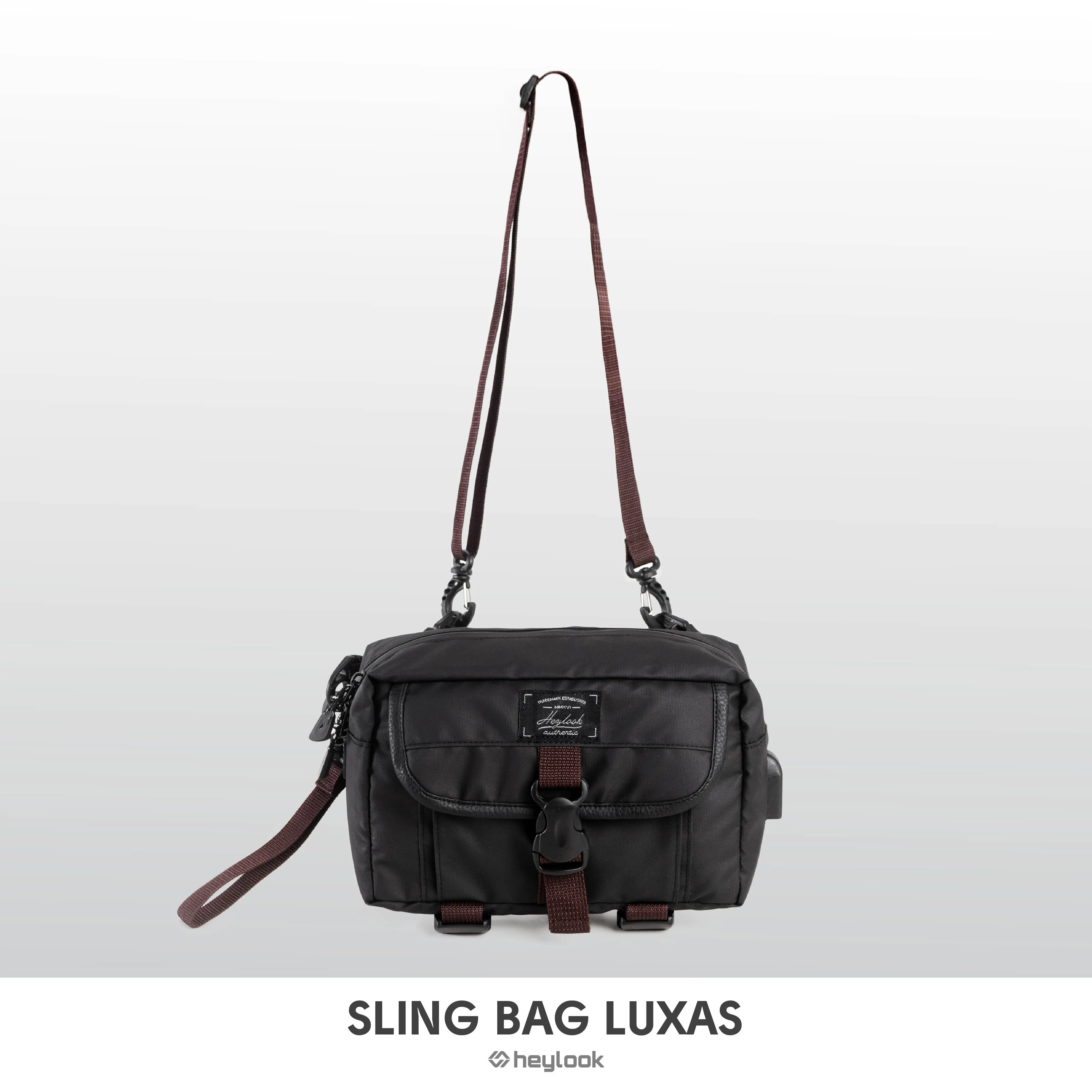 Sling Bag Luxas Tas Selempang Pria Pouch Bag Anti Air Waist Bag Waterproof Terbaru