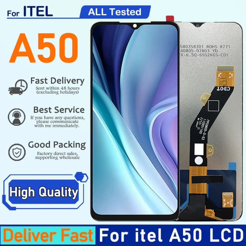 6.6 inch High Quality LCD For itel A50 LCD With Touch Screen