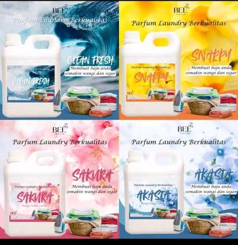 Product Review of BEE Parfum Laundry Aroma Sakura Akasia Snappy Ocean Fresh 1 Liter Terlaris Wangi Tahan Lama | Pengharum Pewangi Pakaian Laundry from k**a 0