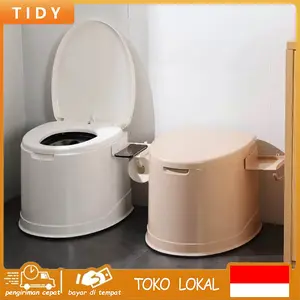 [COD 24h shipping] Tidy Tribe WC Duduk Portable Toilet Duduk Portable Kloset Jongkok Pispot Kursi Toilet Duduk Toilet Kursi Pispot Lansia Kursi Pispot Ibu Hamil Toilet Training Potty Chair Anak