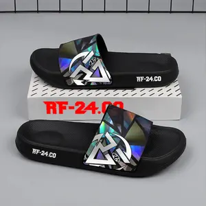 Sandal Slide Distro Premium/Sandal Slop Karet PHYLON Terbaru/Sandal Slip On Simple Gaul sandal  selop upper lock system   Sendal Pria