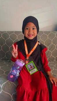 Product Review of Dungdungkids Jilbab Anak Instan Segitiga 2 - 9 Tahun from N**a 1